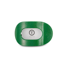 Load image into Gallery viewer, Round Flat Hair Clip | Small | Shamrock Shimmer