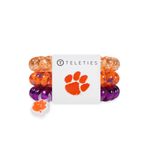 Load image into Gallery viewer, Spiral Hair Coils | Large | Go Tigers! Hair Ties