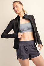 Load image into Gallery viewer, Ivy Nylon Rib Jacket