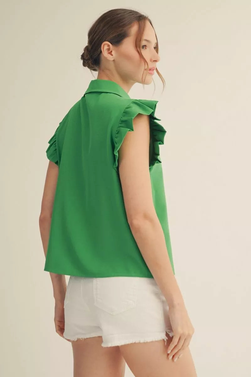 Roosevelt Ruffle Top