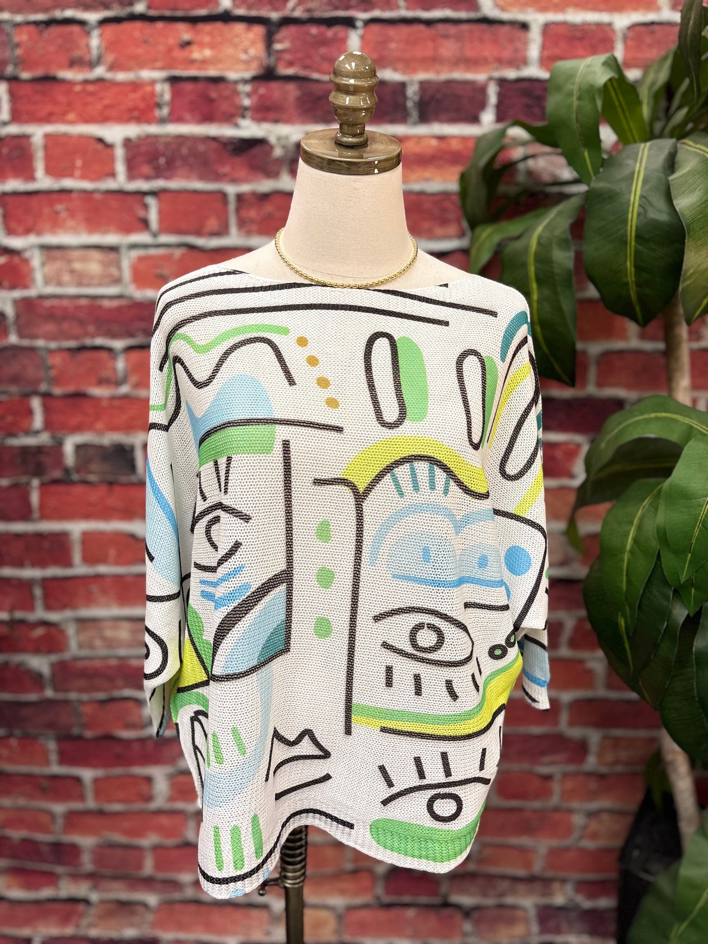 Made in Italy Artistic Lightweight Sweater