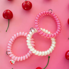 Load image into Gallery viewer, Spiral Hair Coils | Large | Cherry Bomb