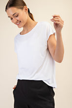 Load image into Gallery viewer, Viscose Modal Basic Boat Neck Top