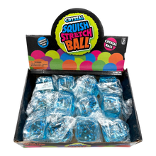 Load image into Gallery viewer, Crystal Squish Stretch Ball Snowflakes
