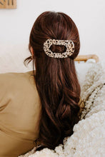Load image into Gallery viewer, Round Flat Hair Clip | Large | Blonde Tortoise