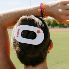 Load image into Gallery viewer, Flat Round Hair Clip | Large | Go Tigers!