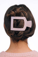 Load image into Gallery viewer, Square Flat Hair Clip | Large | Pearly Pink