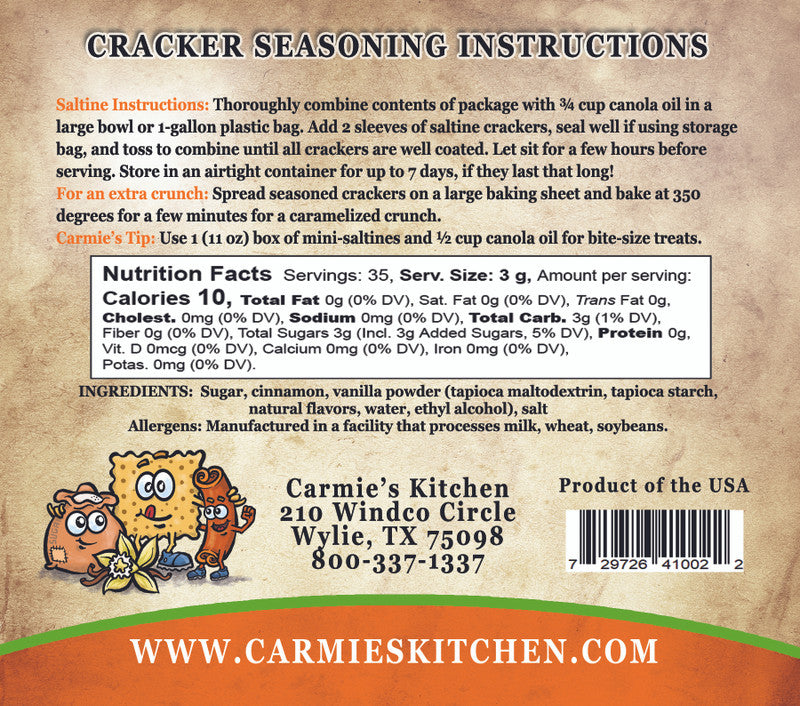 Cracker Seasonings