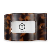 Load image into Gallery viewer, Flat Rectangle Hair Clip | Large | Tortoise
