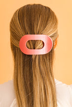 Load image into Gallery viewer, Round Flat Hair Clip | Large | Calming Coral