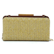 Load image into Gallery viewer, Lexi Straw Wallet Handbag