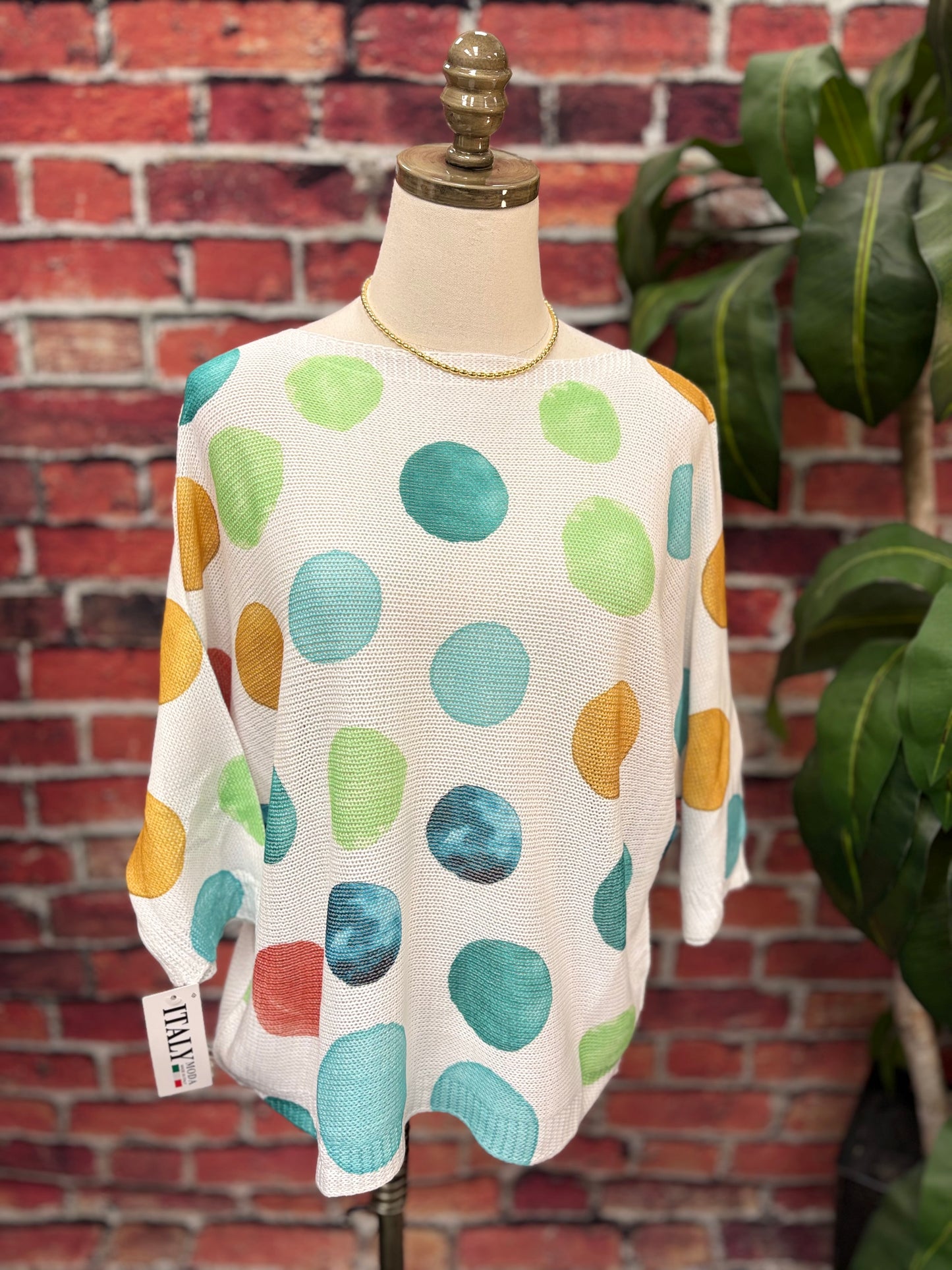 Made in Italy Artistic Lightweight Sweater