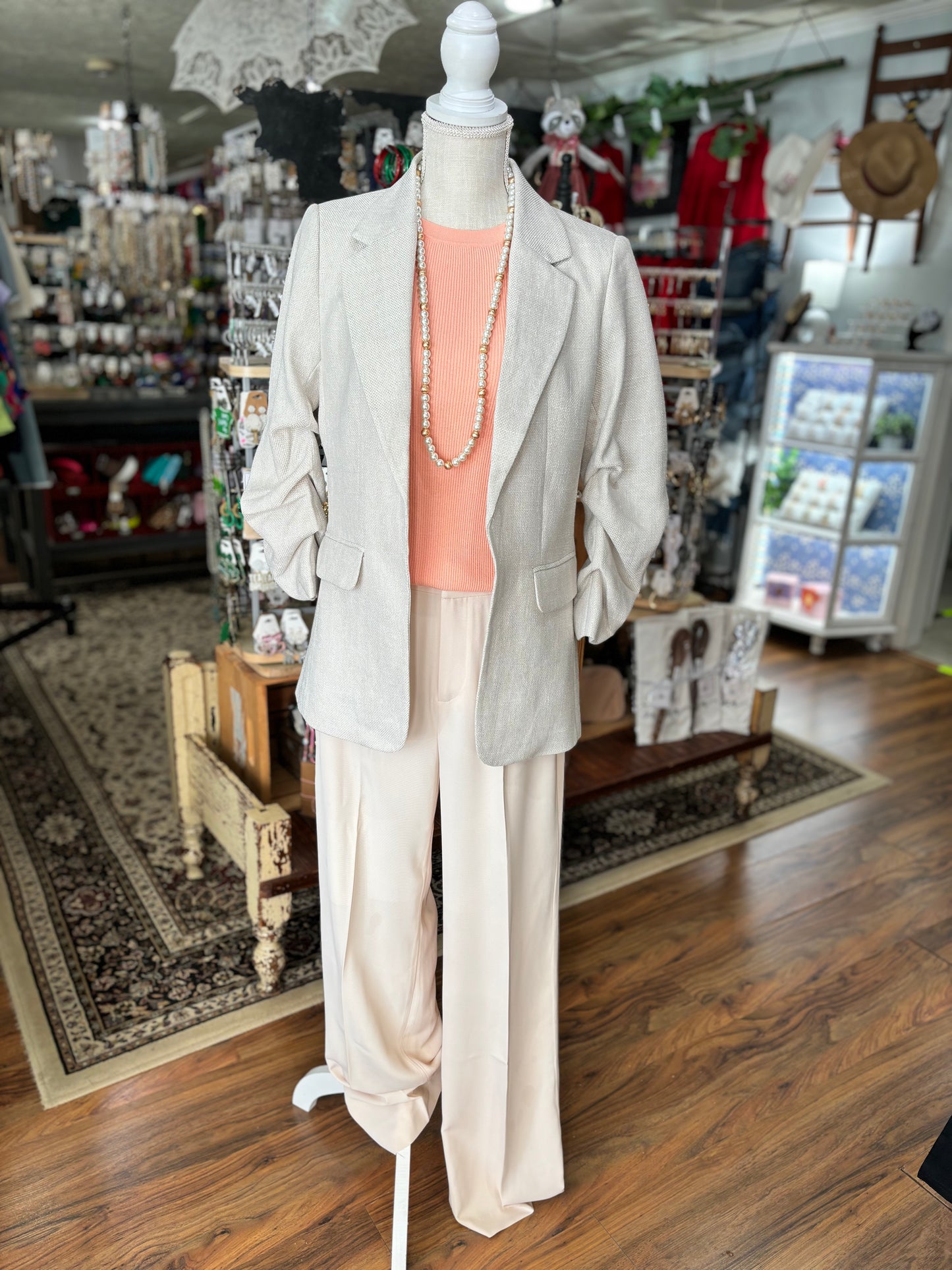 Erin Peach Top *FINAL SALE*