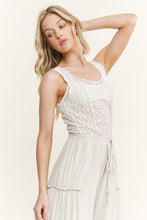 Load image into Gallery viewer, Date Night Lace Tank Top