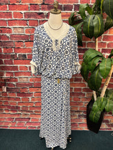 Load image into Gallery viewer, Coastal Charm Button Maxi Skirt
