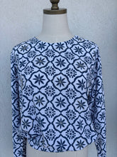 Load image into Gallery viewer, Coastal Tile Beaded Blouse