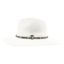 Load image into Gallery viewer, Panama Rhinestone Thread Detail Hat *FINAL SALE*