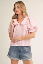 Load image into Gallery viewer, Short Puff Sleeve Top*FINAL SALE*