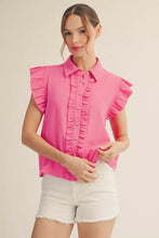 Load image into Gallery viewer, Roosevelt Ruffle Top