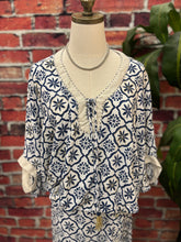 Load image into Gallery viewer, Coastal Charm Beaded Dolman Top