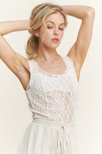 Load image into Gallery viewer, Date Night Lace Tank Top
