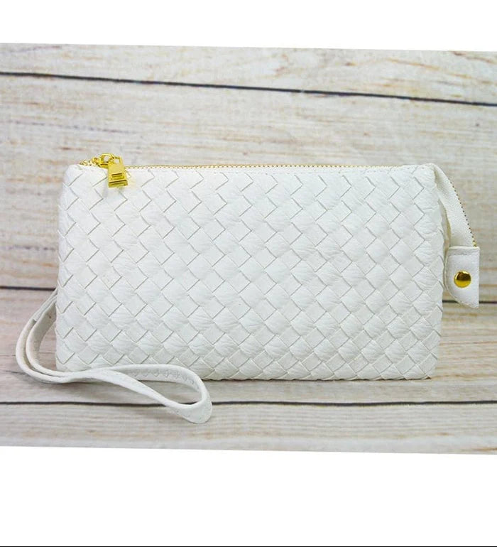 Kathy Woven 3 Compartment Handbag