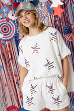 Load image into Gallery viewer, Sequin America Stars T-Shirt
