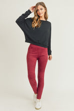 Load image into Gallery viewer, Going For A Ride Suede Leggings