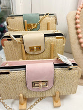 Load image into Gallery viewer, Lexi Straw Wallet Handbag