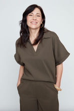 Load image into Gallery viewer, Olive Grove Eyelet Top