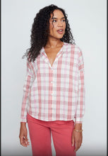 Load image into Gallery viewer, Rosy Plaid Breeze Blouse