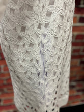 Load image into Gallery viewer, White Crochet Collared Dress