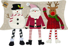 Load image into Gallery viewer, Christmas Dangle Leg Pillow