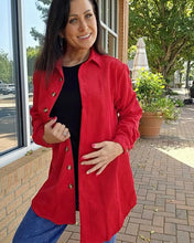 Load image into Gallery viewer, Corduroy Button Front Shacket