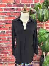 Load image into Gallery viewer, Chic After Dark Collared Tunic ✨