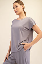 Load image into Gallery viewer, Viscose Modal Basic Boat Neck Top