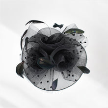 Load image into Gallery viewer, Mesh Feather Fascinator Headband *FINAL SALE*