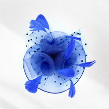 Load image into Gallery viewer, Mesh Feather Fascinator Headband *FINAL SALE*