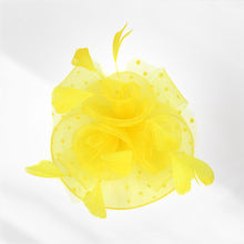 Load image into Gallery viewer, Mesh Feather Fascinator Headband *FINAL SALE*