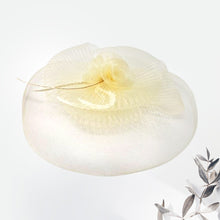 Load image into Gallery viewer, Mesh Flower Feather Fascinator Headband *FINAL SALE*