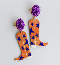 Load image into Gallery viewer, Gameday Cowgirl Earrings *FINAL SALE*
