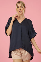 Load image into Gallery viewer, V-Neck High-Low Top