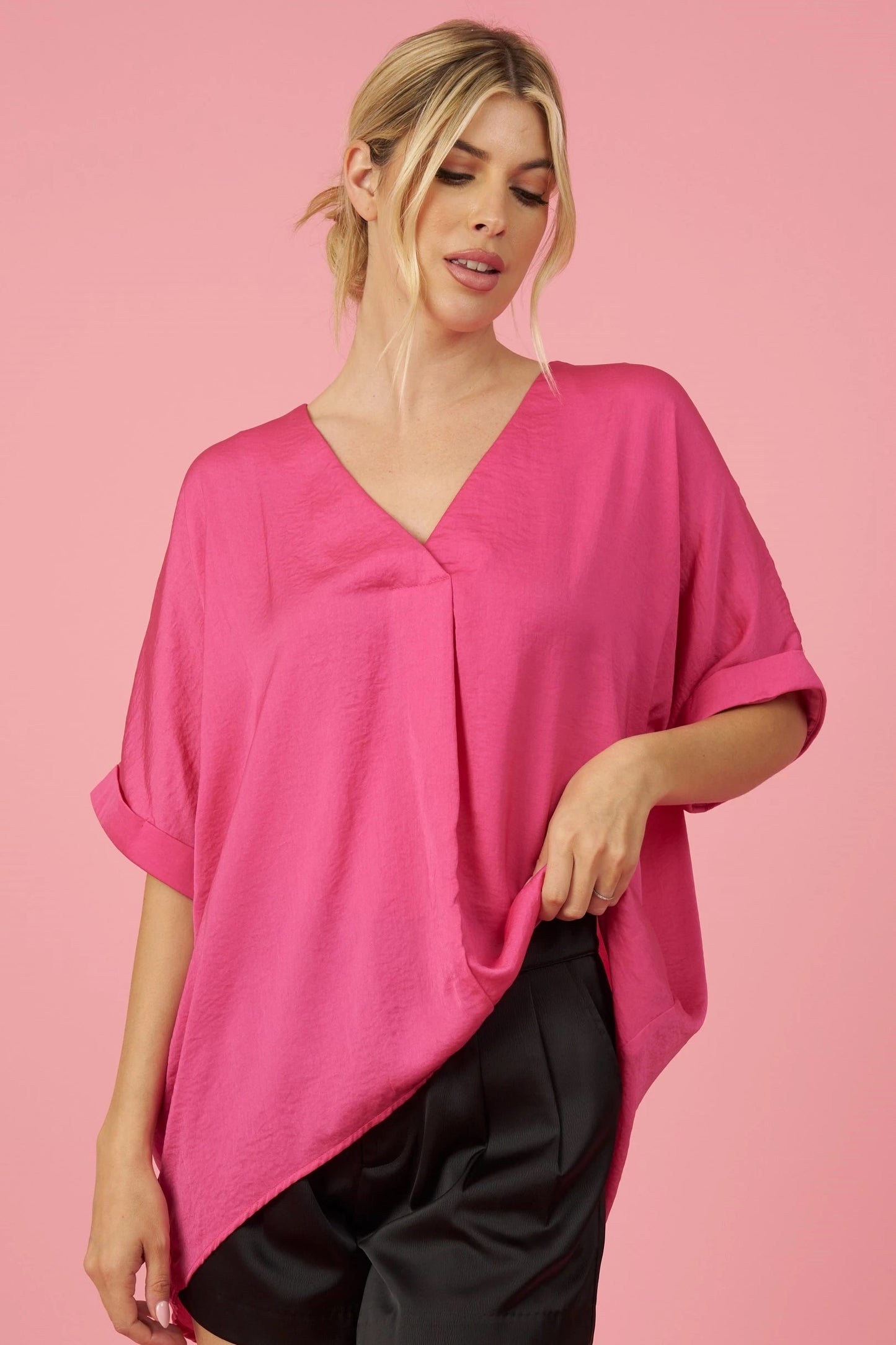 V-Neck High-Low Top *FINAL SALE*