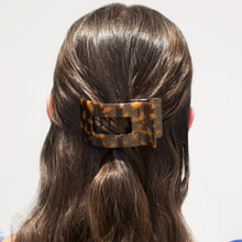Load image into Gallery viewer, Flat Rectangle Hair Clip | Small | Tortoise