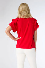 Load image into Gallery viewer, Mandy Cap Sleeve Ruffle Top *FINAL SALE*