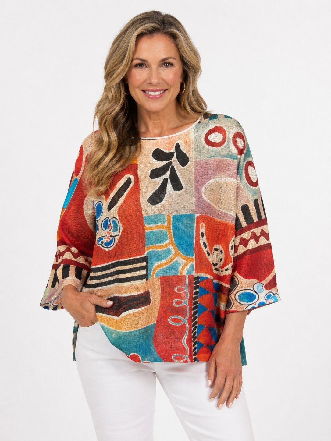 Made in Italy Artistic Lightweight Sweater