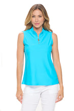 Load image into Gallery viewer, Elaine Sleeveless Zip Top