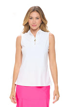 Load image into Gallery viewer, Elaine Sleeveless Zip Top