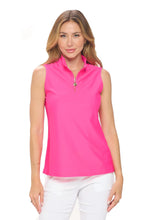 Load image into Gallery viewer, Elaine Sleeveless Zip Top