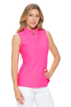 Load image into Gallery viewer, Elaine Sleeveless Zip Top